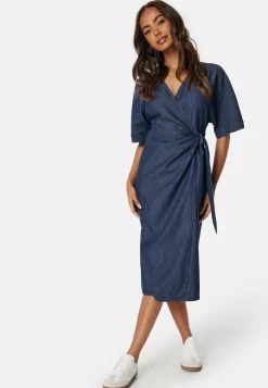 Happy Holly Farkkumekko|Kietaisumekot*Denim Wrap Dress
