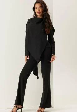 BUBBLEROOM Hihattomat Puserot Ja Paidat|Röyhelöpuserot*Draped Cape Blouse