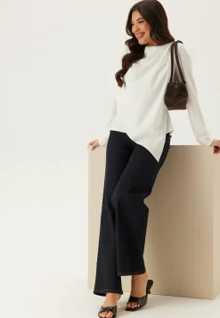 BUBBLEROOM Yksiväriset Puserot Ja Paidat|Hihattomat Puserot Ja Paidat*Draped Cape Blouse