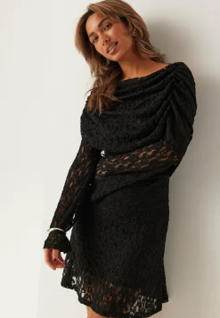 BUBBLEROOM Uudenvuoden Mekot|Joulumekot*Drapy Lace Dress