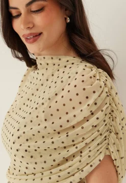 BUBBLEROOM Juhlatopit|Rennot Topit*Drapy Mesh Cape Top