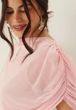 BUBBLEROOM Juhlatopit*Drapy Mesh Cape Top