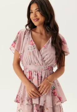 Goddiva Röyhelömekot|Kesämekot*Floral Flutter Tiered Midi Dress