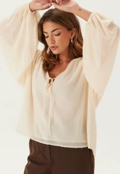 Bubbleroom Occasion Yksiväriset Puserot Ja Paidat|Tunikat Ja Puserot*Flowy Chiffon Blouse