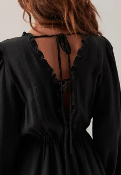 BUBBLEROOM Kesämekot|Pitkähihaiset Mekot*Flowy Maxi Dress