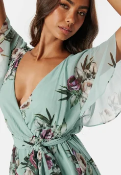 Goddiva Morsiusneitomekot|Juhlamekot*Flutter Floral Midi Dress