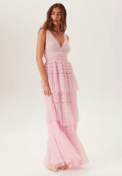 Bubbleroom Occasion Morsiusneitomekot|Juhlamekot*Frill Dotted Tulle Gown