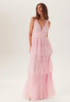 Bubbleroom Occasion Morsiusneitomekot|Juhlamekot*Frill Dotted Tulle Gown