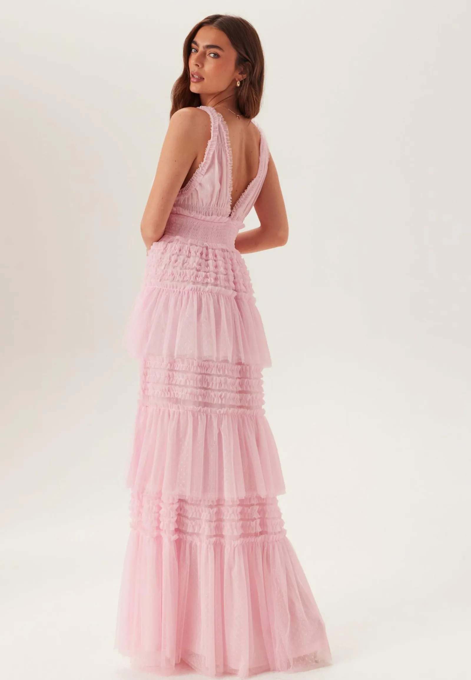 Bubbleroom Occasion Morsiusneitomekot|Juhlamekot*Frill Dotted Tulle Gown