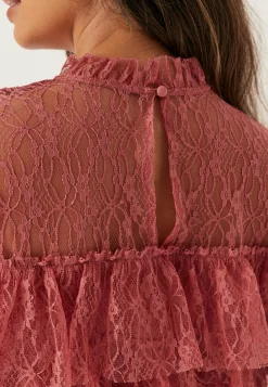 BUBBLEROOM Yksiväriset Puserot Ja Paidat|Röyhelöpuserot*Frill Lace Blouse