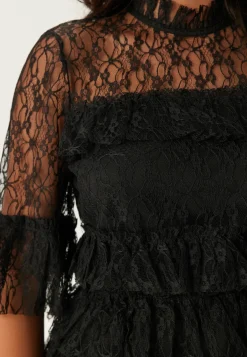 BUBBLEROOM Yksiväriset Puserot Ja Paidat|Röyhelöpuserot*Frill Lace Blouse