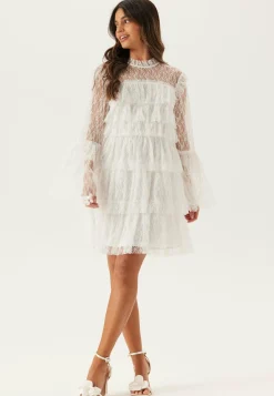 BUBBLEROOM Röyhelömekot|Pitkähihaiset Mekot*Frill Lace Dress