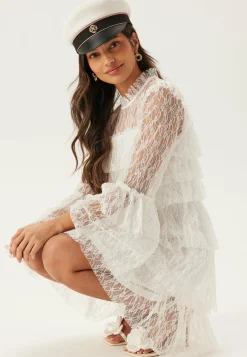 BUBBLEROOM Röyhelömekot|Pitkähihaiset Mekot*Frill Lace Dress