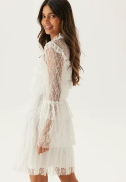 BUBBLEROOM Röyhelömekot|Pitkähihaiset Mekot*Frill Lace Dress