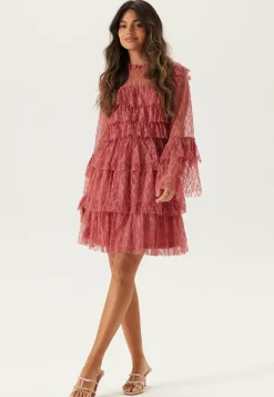 BUBBLEROOM Röyhelömekot|Pitkähihaiset Mekot*Frill Lace Dress