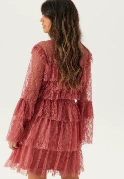 BUBBLEROOM Röyhelömekot|Pitkähihaiset Mekot*Frill Lace Dress