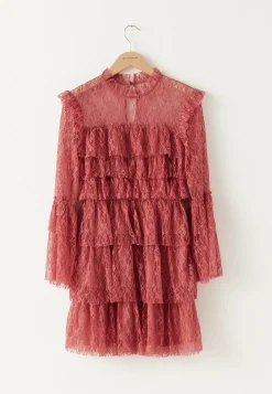 BUBBLEROOM Röyhelömekot|Pitkähihaiset Mekot*Frill Lace Dress