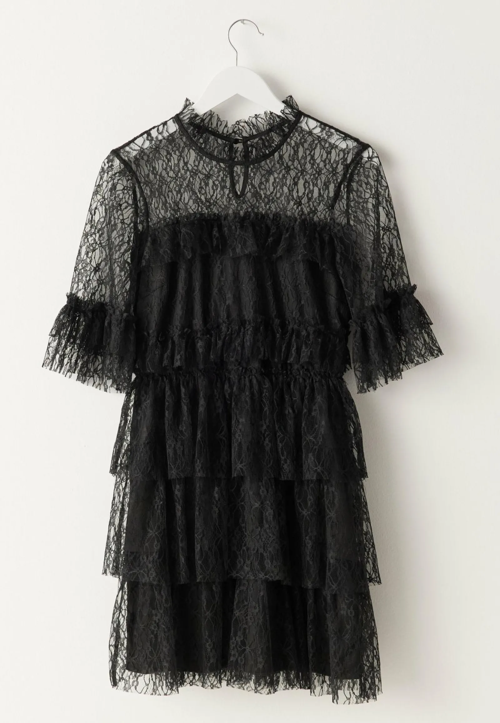BUBBLEROOM Röyhelömekot|Uudenvuoden Mekot*Frill Lace Dress