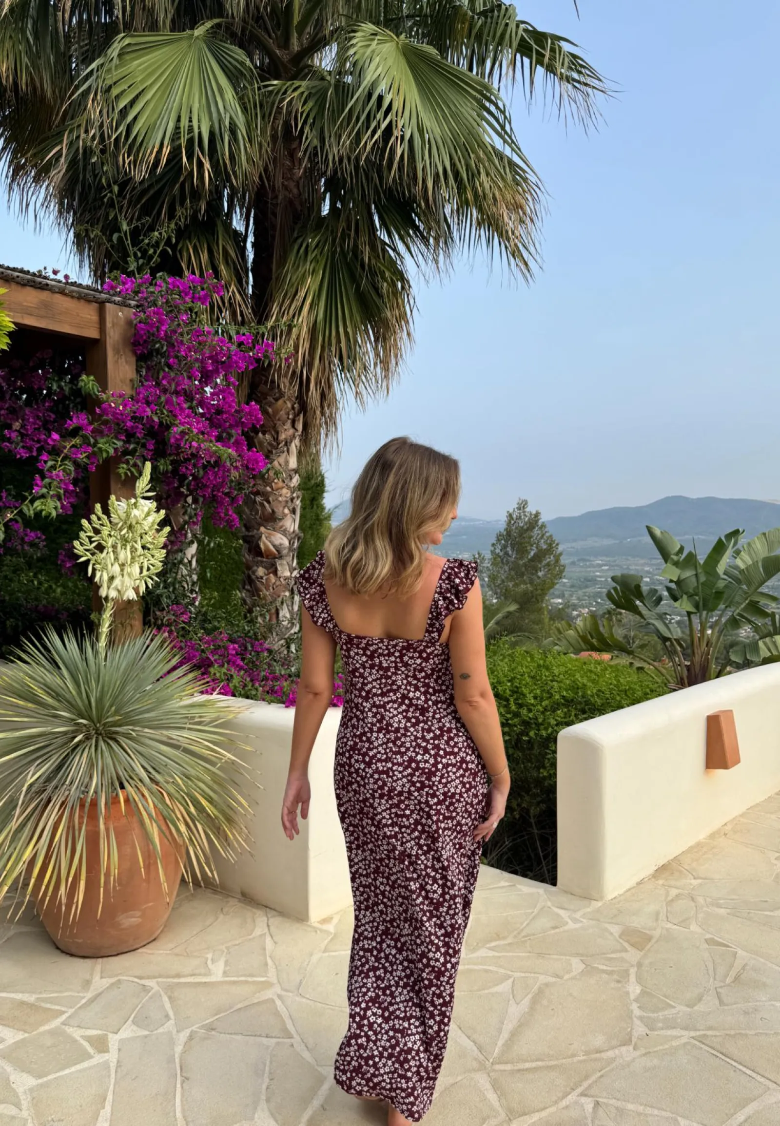 BUBBLEROOM Kukkakuosiset Ja Kuviolliset Mekot|Kesämekot*Frill Maxi Dress