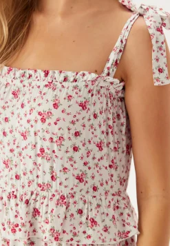 BUBBLEROOM Kukkakuosiset Ja Kuviolliset Mekot|Kesämekot*Frill Maxi Viscose Dress