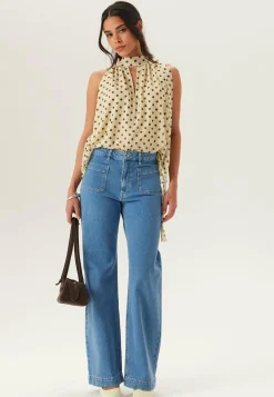 BUBBLEROOM Farkut|Leveälahkeiset Farkut*Front Pocket Jeans