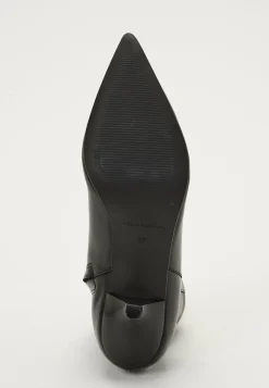 MAKE WAY Aidon Nahan Kengät|Saappaat*Heeled Leather Ankle Boot