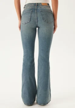 BUBBLEROOM Farkut|Skinny-Farkut*High Flare Superstretch Jeans