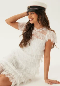 Bubbleroom Occasion Minimekot|Valmistujaismekot*High Neck Tulle Frill Dress