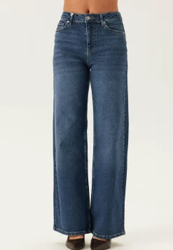 BUBBLEROOM Farkut|Leveälahkeiset Farkut*High Wide Jeans