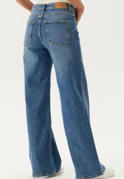 BUBBLEROOM Farkut|Leveälahkeiset Farkut*High Wide Jeans