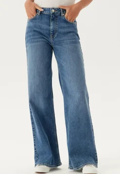 BUBBLEROOM Farkut|Leveälahkeiset Farkut*High Wide Jeans