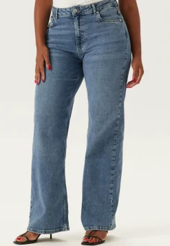 BUBBLEROOM Farkut|Leveälahkeiset Farkut*High Wide Jeans