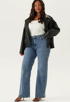 BUBBLEROOM Farkut|Leveälahkeiset Farkut*High Wide Jeans