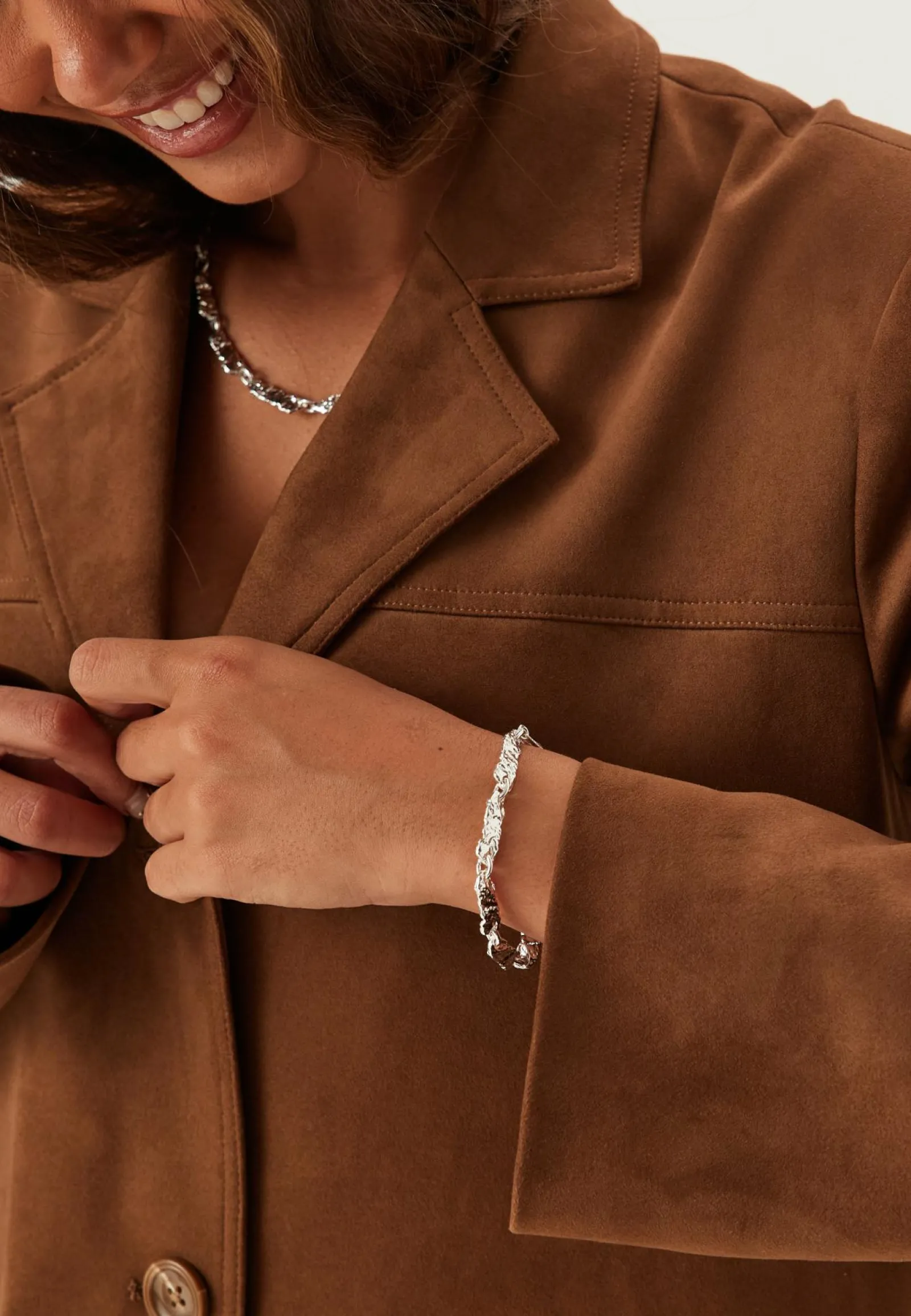 Pilgrim Rannekorut*Instant Bracelet Silver-plated