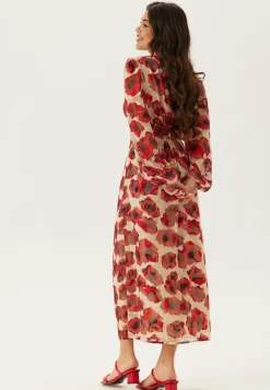 Bubbleroom Occasion Juhlamekot|Kukkakuosiset Ja Kuviolliset Mekot*Jacquard Chiffon Midi Dress