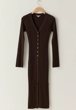 BUBBLEROOM Ribatut Mekot|Pitkähihaiset Mekot*Knitted Cardigan Dress