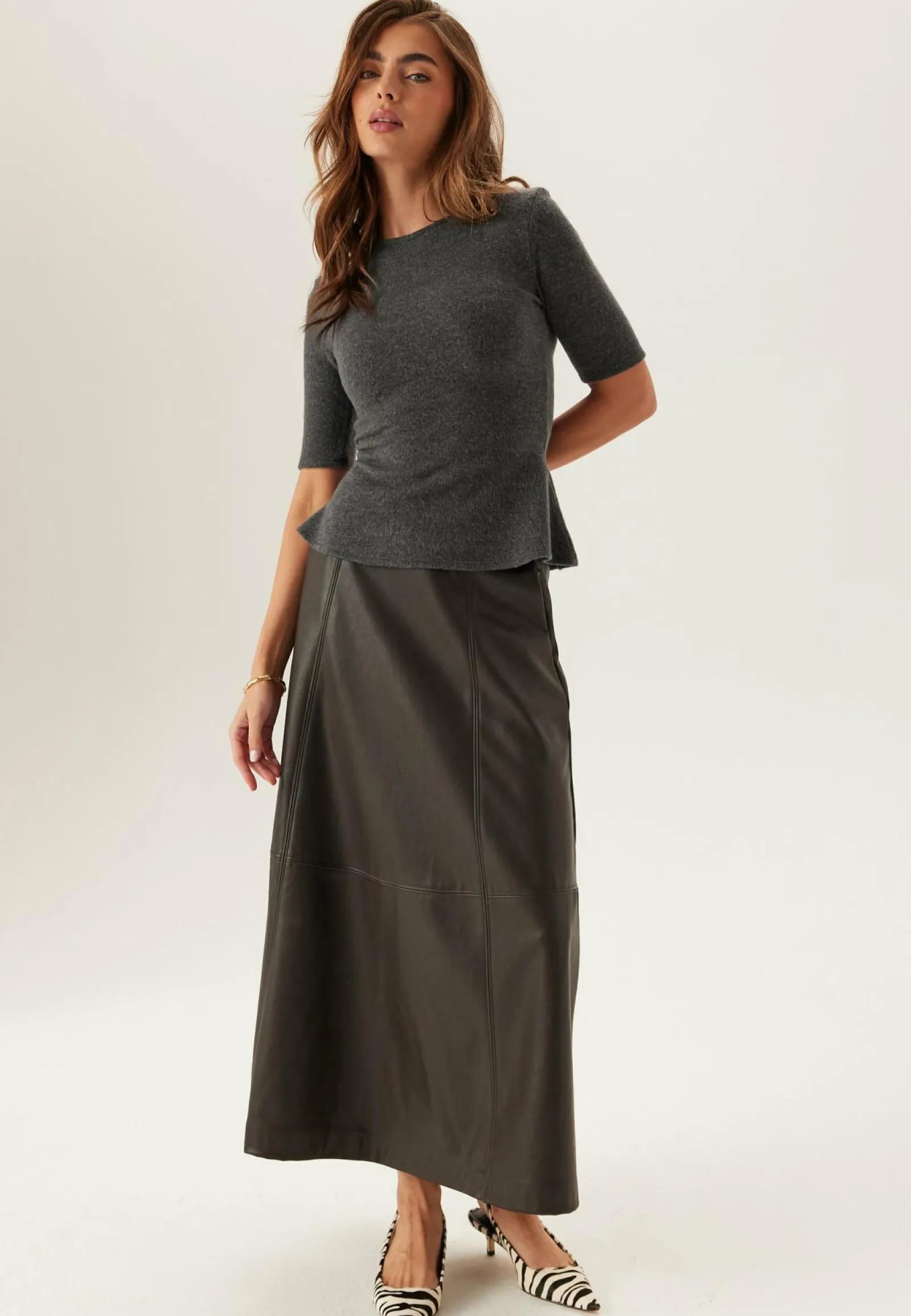 BUBBLEROOM T-Paidat|Perustopit*Knitted Peplum Top