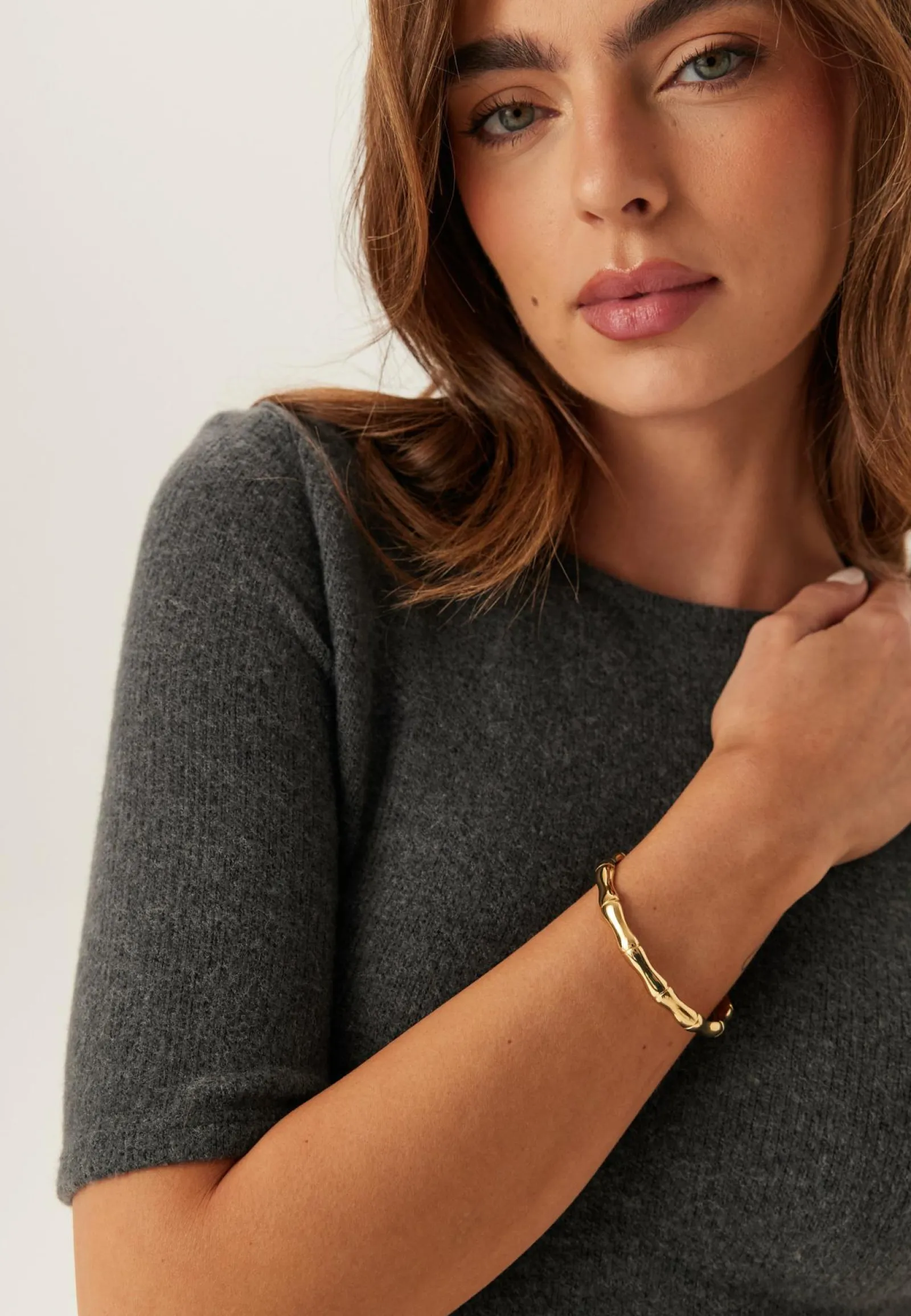 BUBBLEROOM T-Paidat|Perustopit*Knitted Peplum Top