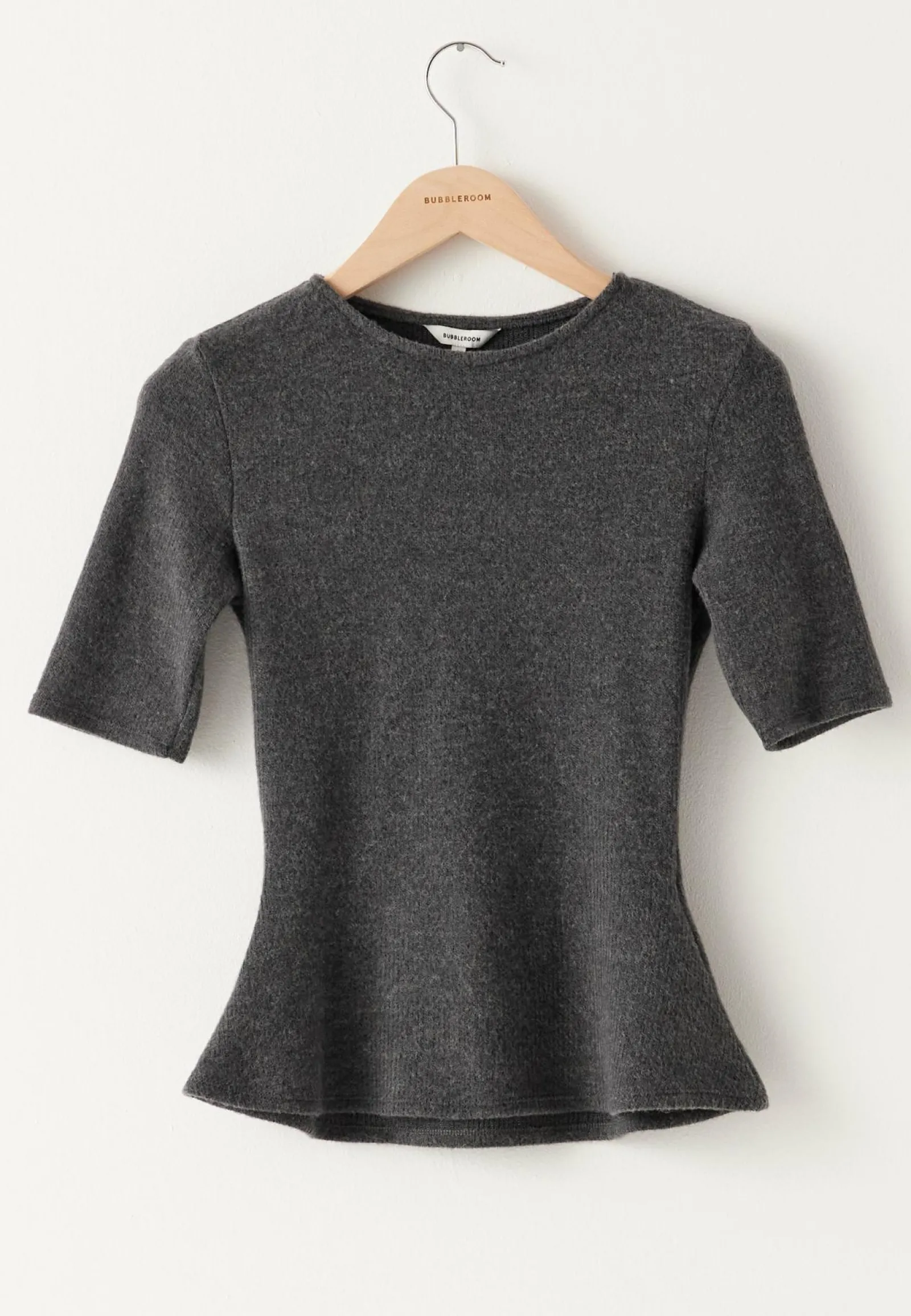 BUBBLEROOM T-Paidat|Perustopit*Knitted Peplum Top