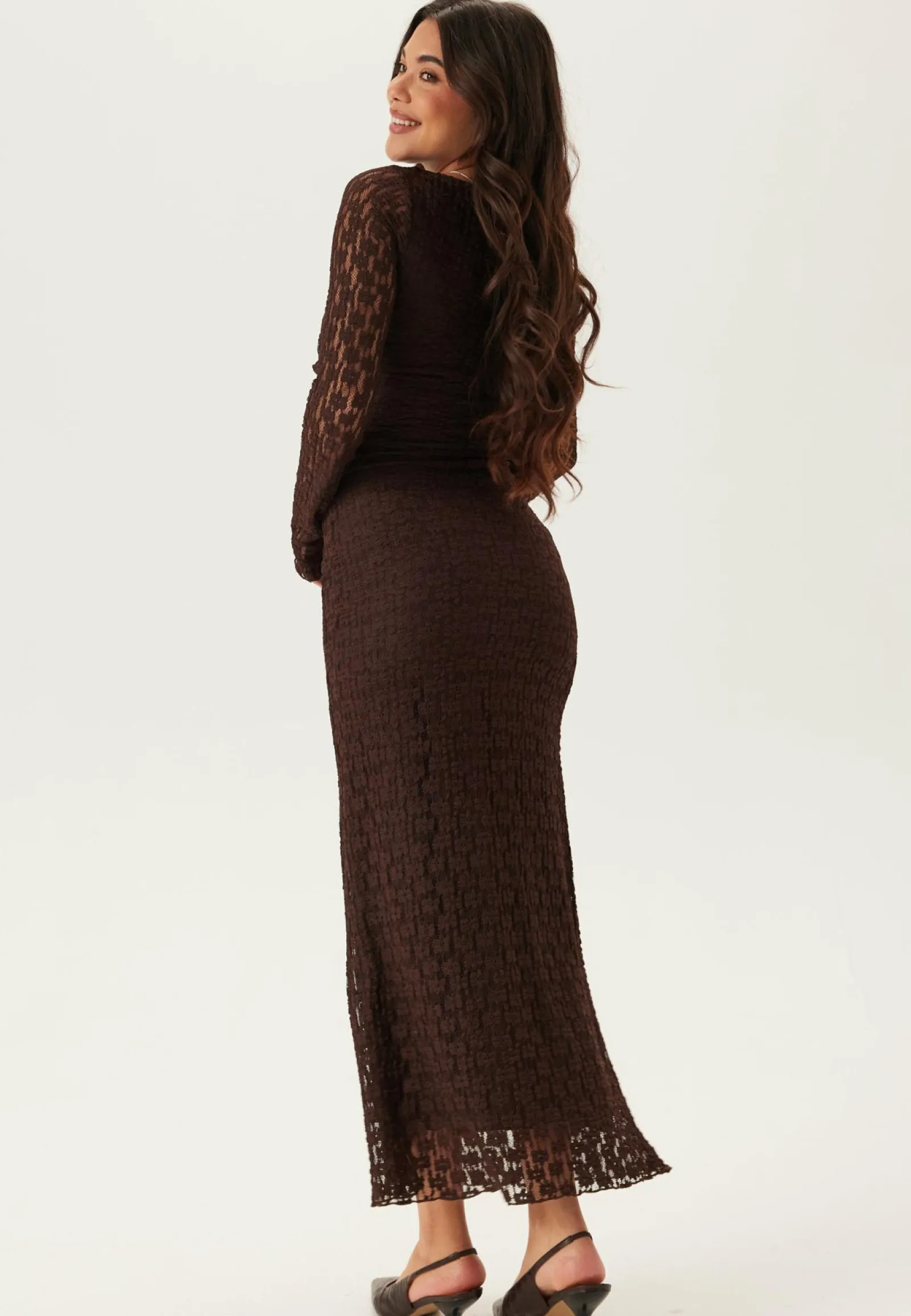 BUBBLEROOM Juhlamekot|Pitkähihaiset Mekot*Lace Ankle Dress