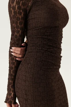 BUBBLEROOM Juhlamekot|Pitkähihaiset Mekot*Lace Ankle Dress