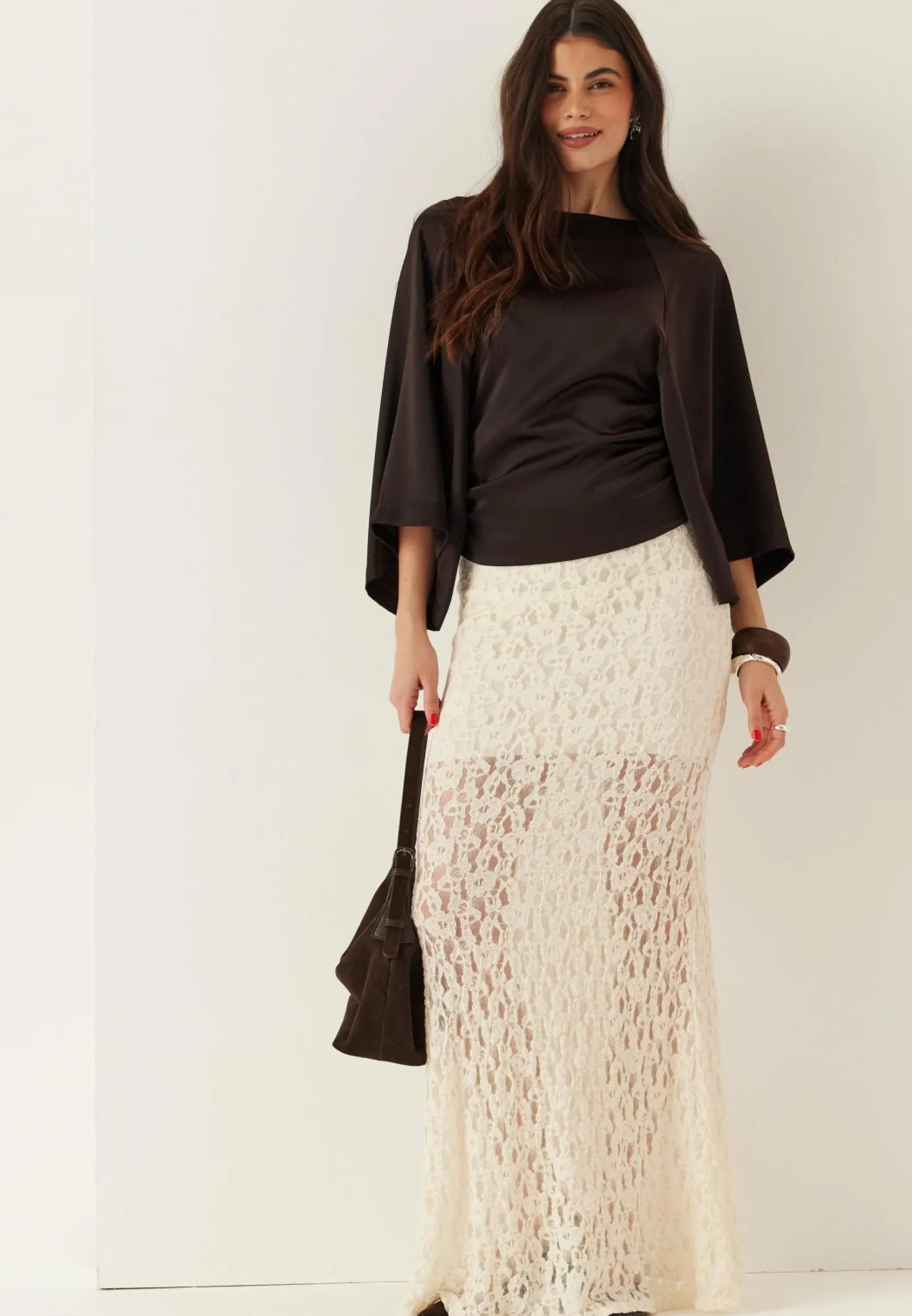 BUBBLEROOM Juhlameet|Maxihameet*Lace Maxi Skirt