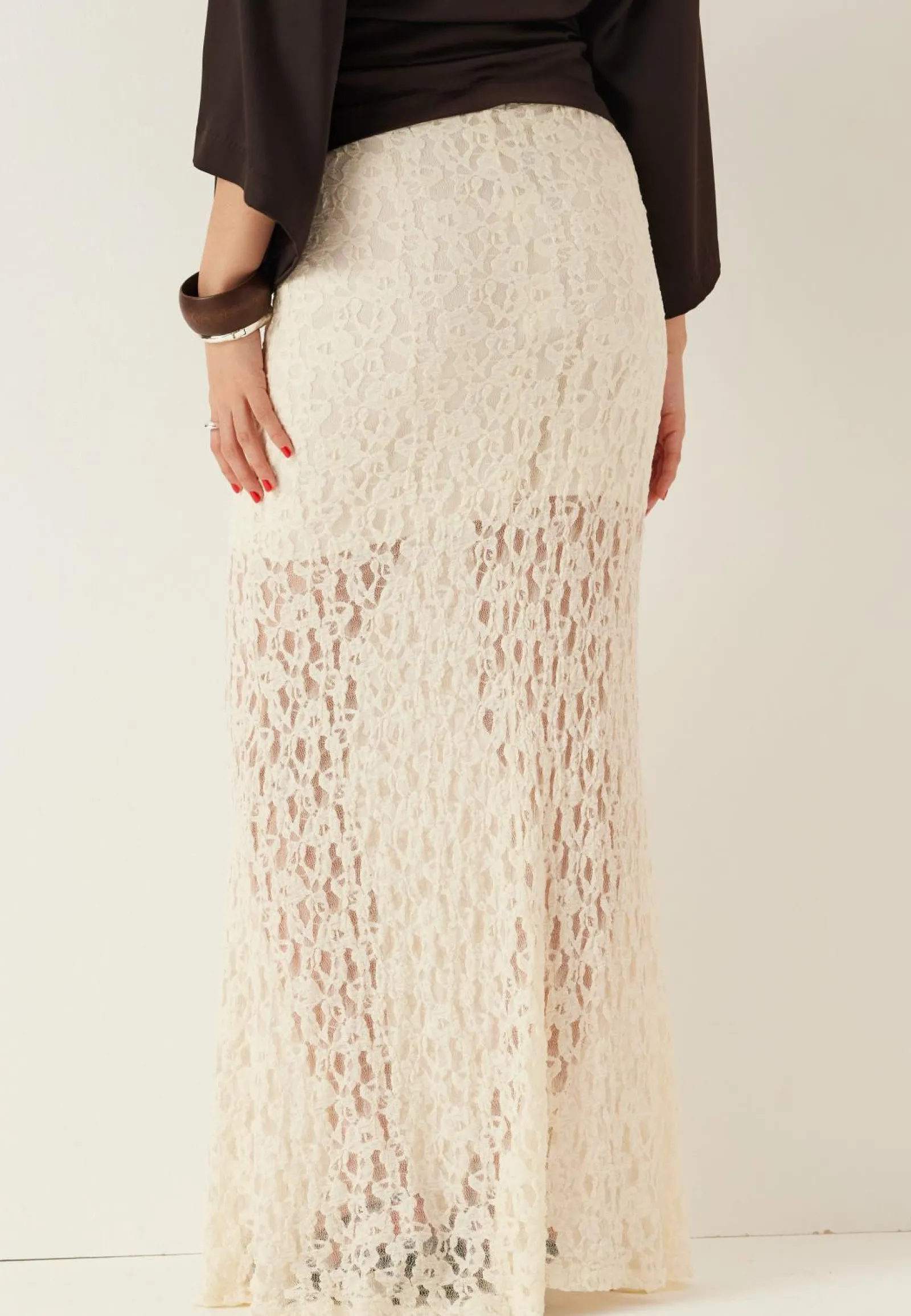 BUBBLEROOM Juhlameet|Maxihameet*Lace Maxi Skirt