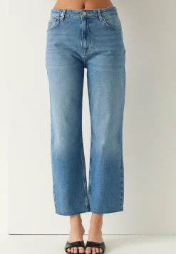 BUBBLEROOM Farkut|Slim-Farkut*Linn High Straight Ankle Jeans