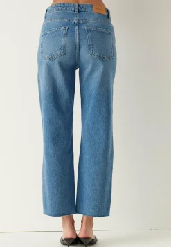 BUBBLEROOM Farkut|Slim-Farkut*Linn High Straight Ankle Jeans