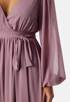 Goddiva Morsiusneitomekot|Vanhojentanssimekot*Long Sleeve Chiffon Dress