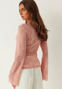 BUBBLEROOM Pitkähihaiset Topit|Juhlatopit*Long Sleeve Lace Top