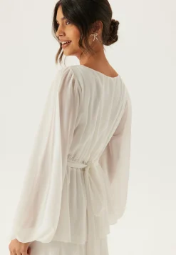 Goddiva Pitkähihaiset Mekot|Vanhojentanssimekot*Long Sleeve Tiered Maxi Dress