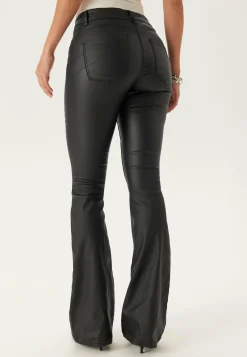 BUBBLEROOM Keskivyötäröiset Housut|Lahkeelliset Housut*Low Waist Push-up Coated Jeans