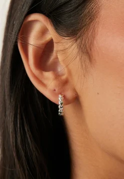 Pilgrim Korvakorut*Maeve Hoop Earrings Silver-plated